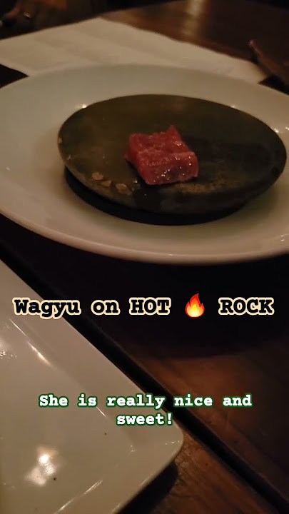 Wagyu at UCHI Houston. The server is really friendly and sweet. But ofc she is Pinay!