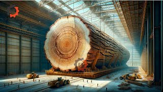 Inside the Giant Wood Factory: Operating a Thousand-Year-Old Tree Cutting Machine at Full Capacity