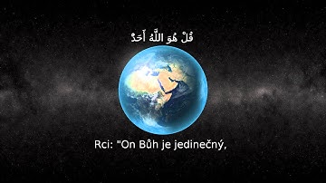 Czech subtitle The Sincerity verses سورة الإخلاص