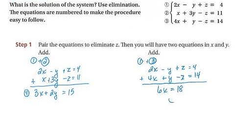 3 5 Systems With Three Variables