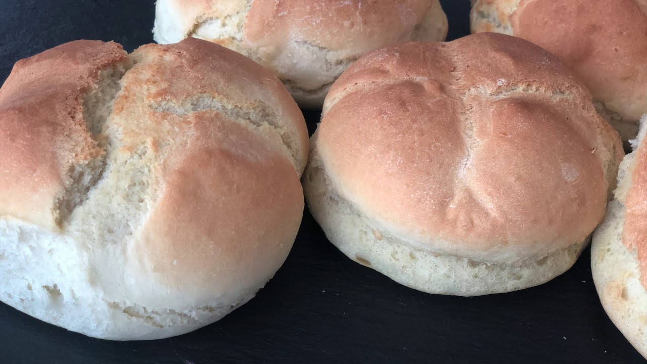 Brötchen selber machen in 30 MINUTEN wie beim Bäker mit Trockenhefe ...