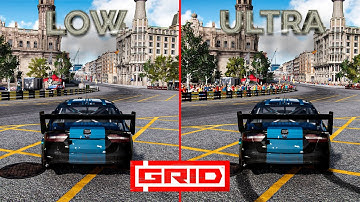 GRID 2019 - Barcelona Day - Low vs Ultra (Graphics and FPS Comparison) [PC 4K Ultra]