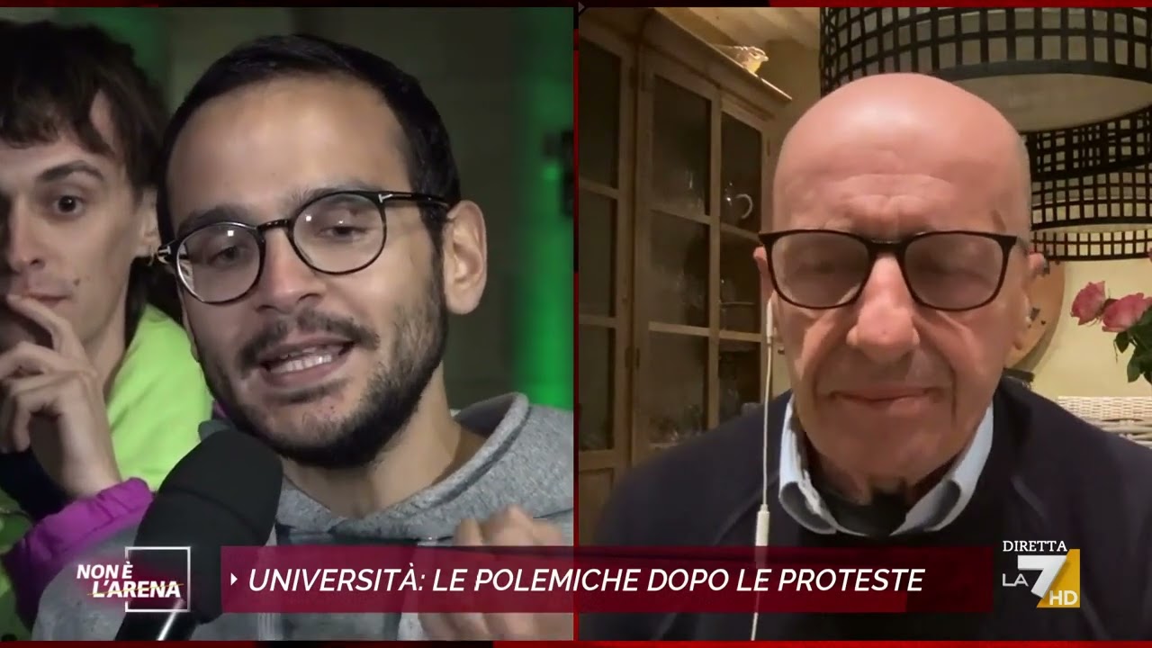 Sapienza, botta e risposta tra uno studente e Sallusti: 