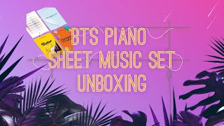 [옥토북스] BTS Piano Sheet Music Set 방탄소년단 피아노악보 언박싱