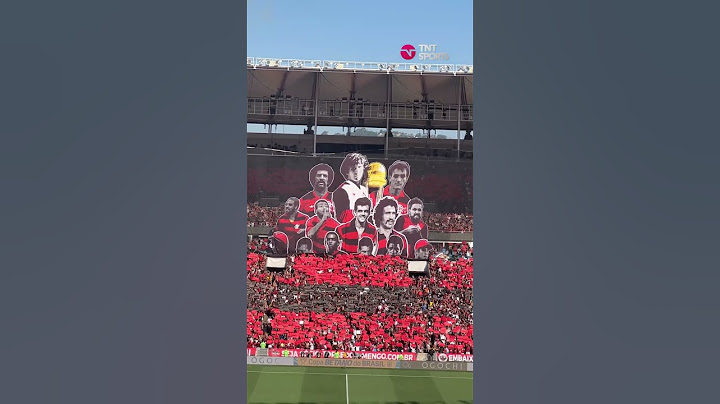 QUE MOSAICO! 😱🔥 A torcida do Flamengo deu SHOW no apoio ao time no Maracanã! #shorts