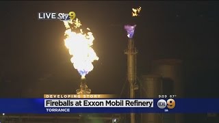Mylar Balloons Reportedly Set Off Flare Event At ExxonMobil Refinery In Torrance