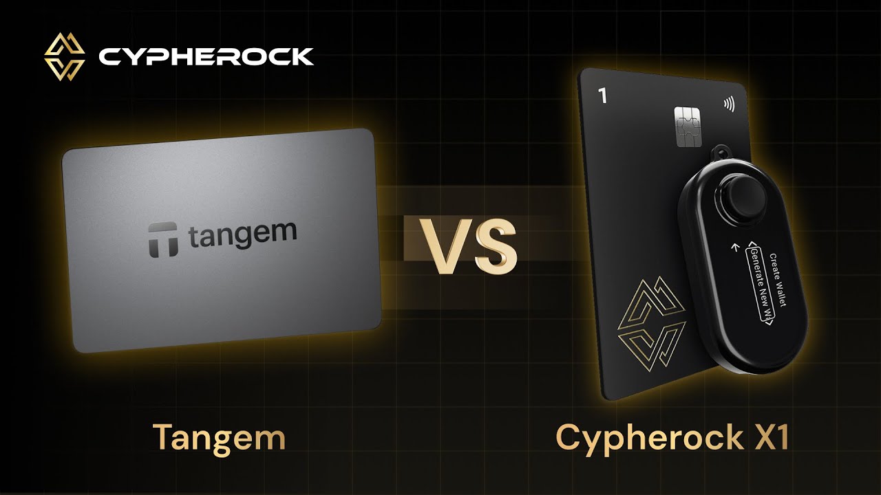 Cypherock X1 vs Tangem - Which One is the Best Hardware Wallet?