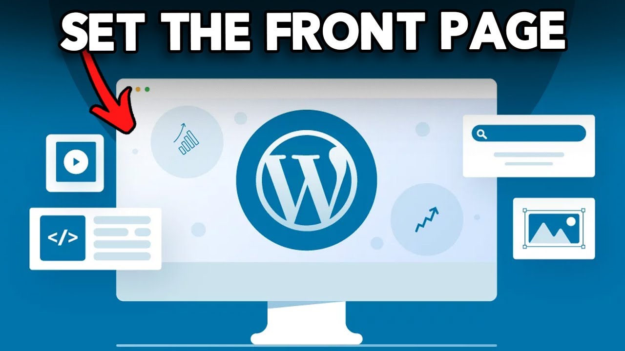 How to Set the Front Page in WordPress - YouTube