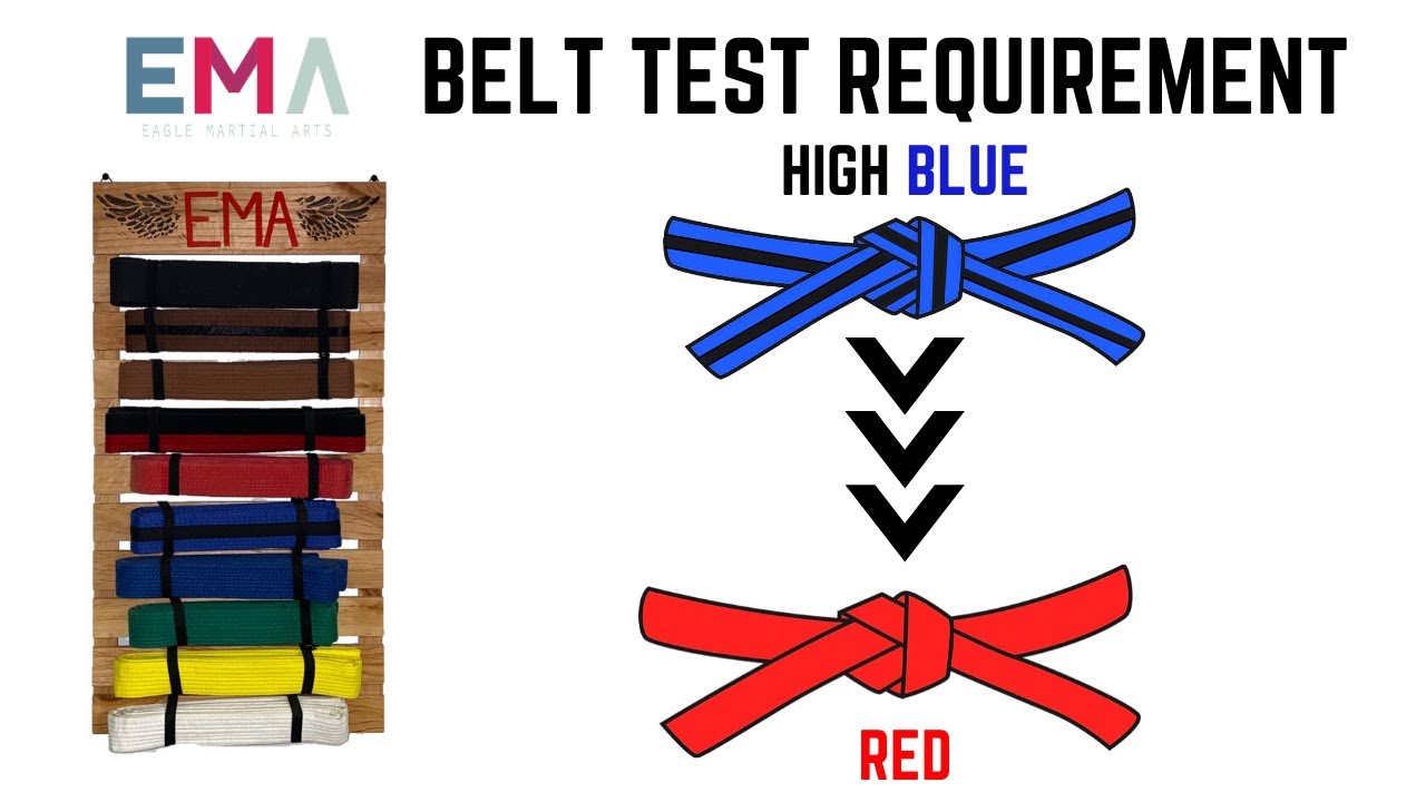 HIGH BLUE TO RED EMA BELT TEST REQUIREMENTS YouTube
