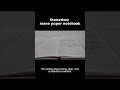 Stone Paper Notebook Writing Stays Clear After Water Spill