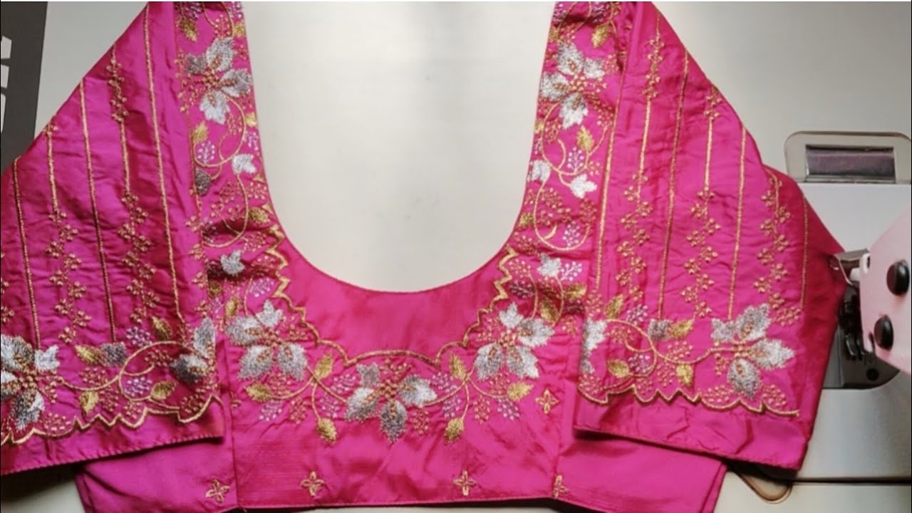 बिना क्रॉस पट्टी 4 टक्स ब्लाऊज परफेक्ट शिलाई  टिप्स #blousestitching #blousetips #viralvideo 