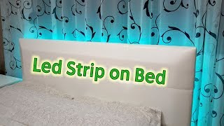 DIY Led Strip on Bed Frame