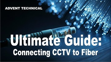 How to connect ip camera to fiber optic cable, security surveillance cameras,  cctv networking