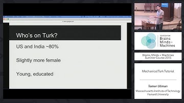 Tutorial 6: Tomer Ullman - Amazon Mechanical Turk