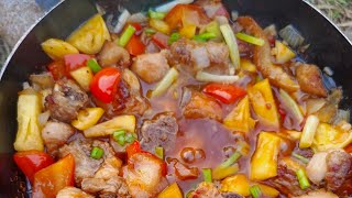 Sweet and Sour Stir Fried Pork Ribs Recipe || #wildlife