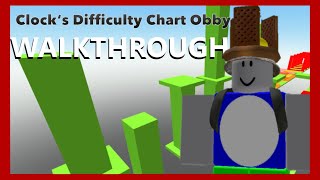 Clock's Difficulty Chart Obby HARD (FULL 1 - 92 Stages)
