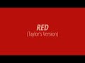 Red (Taylor's Version) Lyrics by Taylor Swift 🎶
