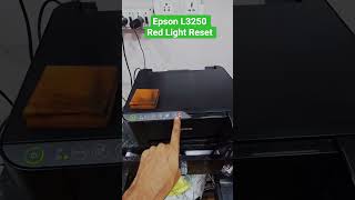 Epson L3250 Red Light Blinking Reset #epson #hpsmart