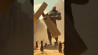 Egyptian pyramid construction in history #buildinghistory #ancientcivilizations #shorts