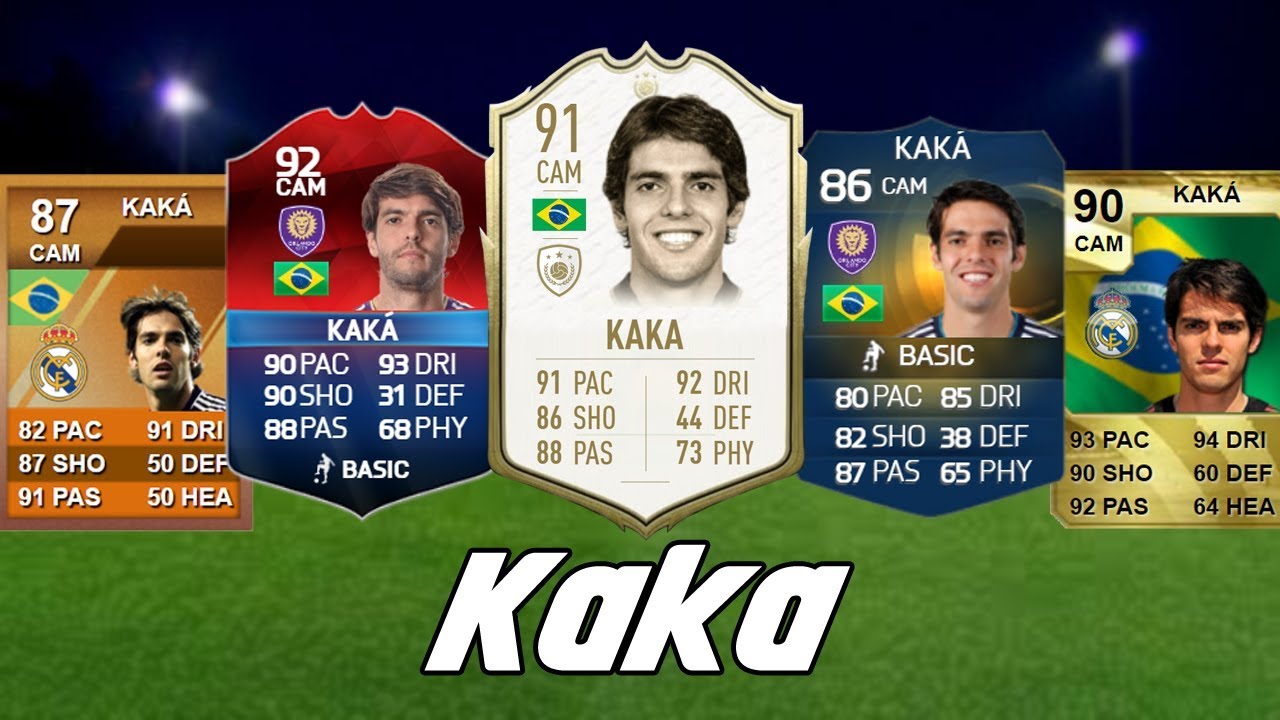 KAKA ULTIMATE TEAM CARDS FROM FIFA 10 TO FIFA 20 - YouTube