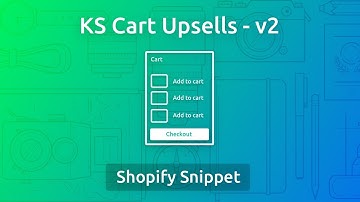 KS Cart Upsells v2 - Increase AOV (average order value) today
