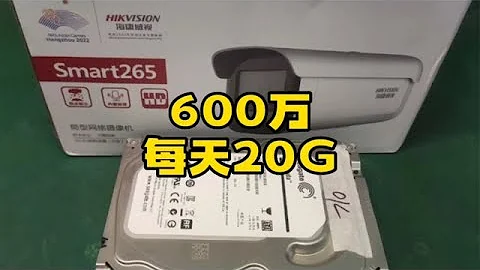 吹牛吧！600萬像素攝像機每天只需20g存儲空間？測試一下 - 天天要聞