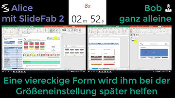 Mensch gegen Maschine Wettbewerb: Wer kann schneller PowerPoint-Folien aus Excel heraus erzeugen???