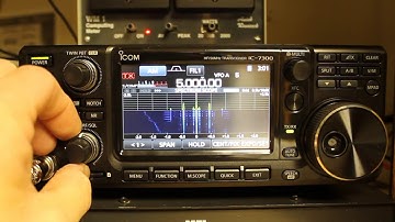 Icom IC-7300 Tips and Tricks - Checking Your Frequency Accuracy with WWV