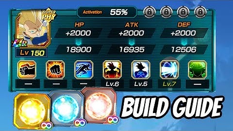 HOW TO BUILD PHY SS3 VEGETA (MINI) (DAIMA) & WHERE CAN YOU GET THE SKILL ORBS: DBZ DOKKAN BATTLE