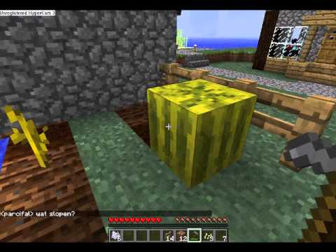 minecraft hoe gebruik je meloen en pompoen zaadjes