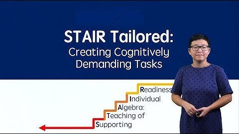 Creating Cognitively Demanding Tasks ‖ Accessible Math ‖ K-12 Math ‖ Project STAIR