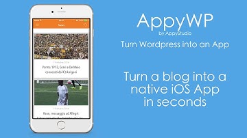 appyWP - Wordpress to App Template for iOS