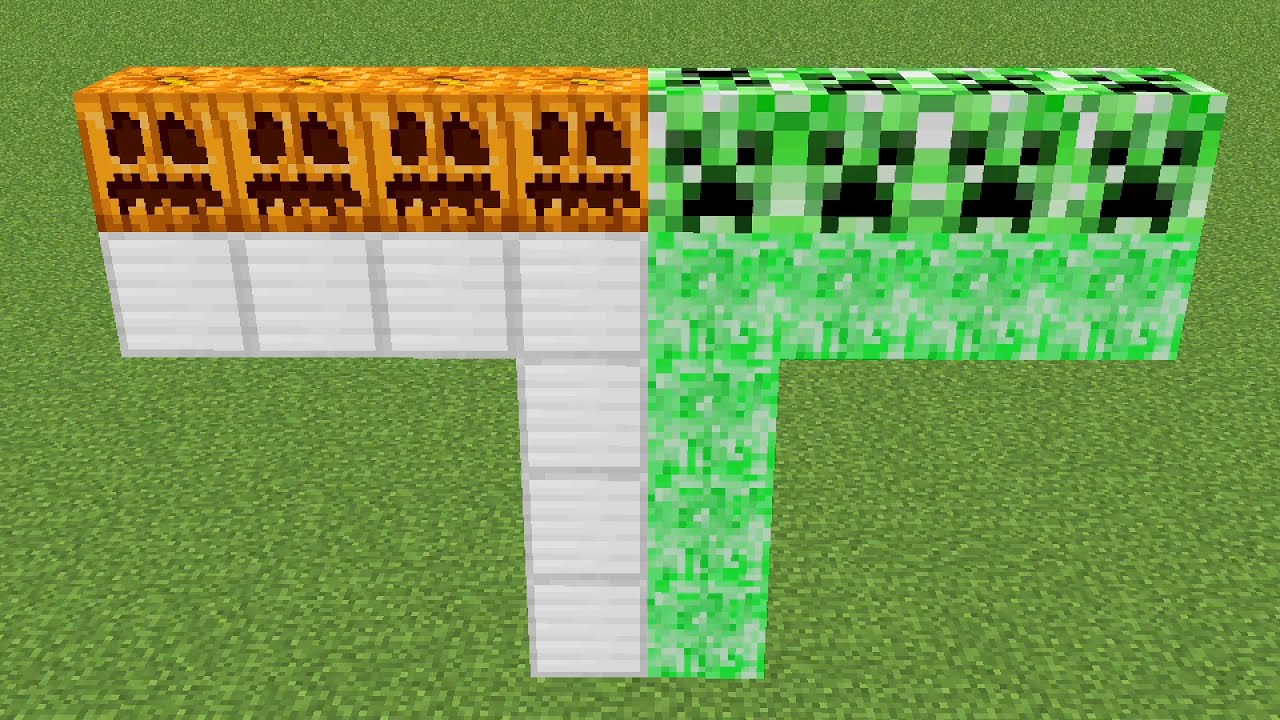 how to create a double iron creeper - YouTube