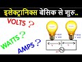 Voltage current  watt     basic electronics    calculation