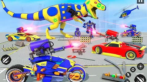 Dino Robot Car Transform Games - Robot Game | Android Gameplay - Walkthrough a Game