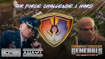 Air Force General vs Dr. Thrax - Hard Difficulty no Commentary | C&C Generals Zero Hour SHOCKWAVE