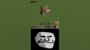 Minecraft Logic 😂 [Troll Face] #minecraft #mincraftlogic #trollface #gaming #shorts