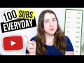 How To Get 100 Subscribers EVERY DAY On YouTube | Grow on YouTube FAST in 2020!