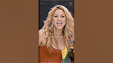 Thumbnail of Shakira - Waka Waka (This Time For Africa) | Lyrics| Whatsapp status #shorts #shakira #fifa