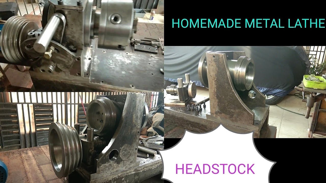 Homemade metal lathe (headstock) YouTube