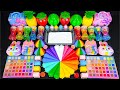 Rainbow Random Cute Things Slime🌈 Mixing Eyeshadow Into Slime ASMR ✨ Relaxing With Videos