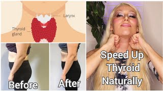 How To Fix A Slow Thyroid Naturally & Lose Weight | Massage and Exercise to Speed Up Thyroid