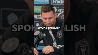 Why Messi Stays Silent In English