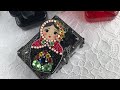 Вышиваем брошь Матрешка. Handmade tutorial. DIY.