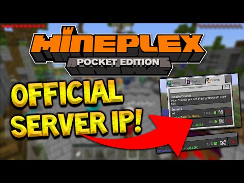 MCPE MINEPLEX SERVER IP!! - Minecraft Pocket Edition 