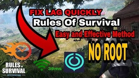(NEW) Effective way how to fix your lag in Rules of Survival No root Guaranteed