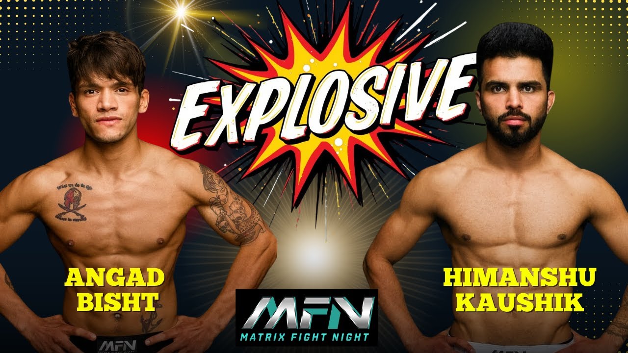 ANGAD BISHT vs HIMANSHU KAUSHIK Epic MMA Fight Highlights 2025