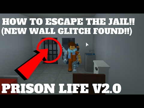 Roblox Prison Life V2 0 How To Escape The Jail Wall Glitches Youtube - roblox prison life v2 0 how to escape become criminal glitch no