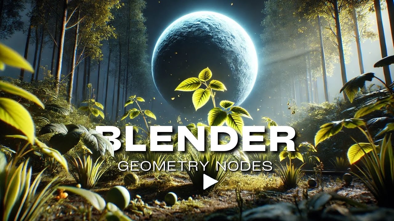 Blender Geometry Nodes - Dynamic Plant Growth with Proximity Effect 🌱 ...