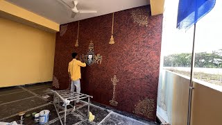 How to make Wall Texture Lord Venkateshwara